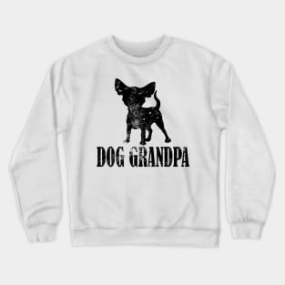 Chihuahua Dog Grandpa Crewneck Sweatshirt